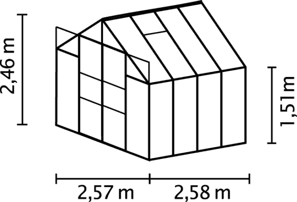 Kasvuhoone Vitavia Jupiter 6700 6,7m² - Image 10