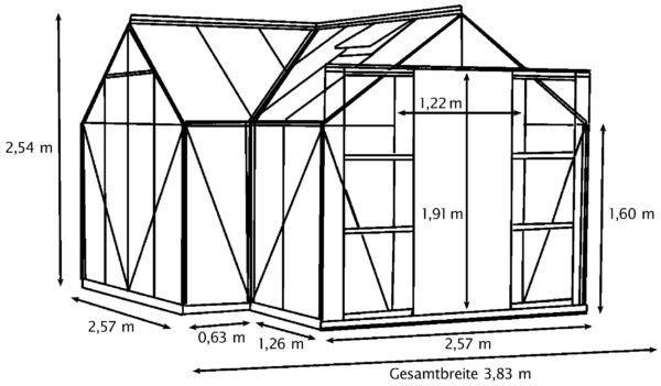 Kasvuhoone Vitavia Sirius H - Image 7
