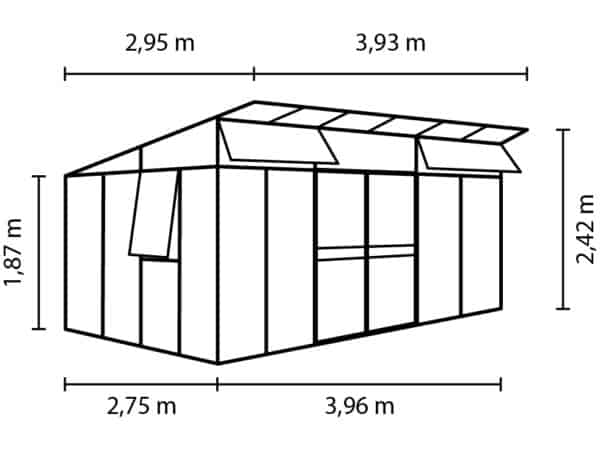 Kasvuhoone Vitavia Aphrodite 11500 - Image 2